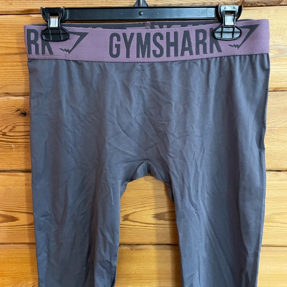 Gymshark dark gray and Purple flex leggings Medium - Picture 4 of 9